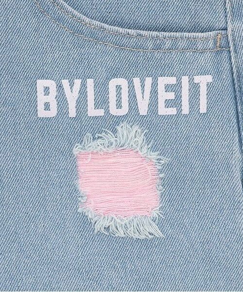 by LOVEiT / バイ ラビット サロペット・オールインワン | ダメージショートパンツ | 詳細5