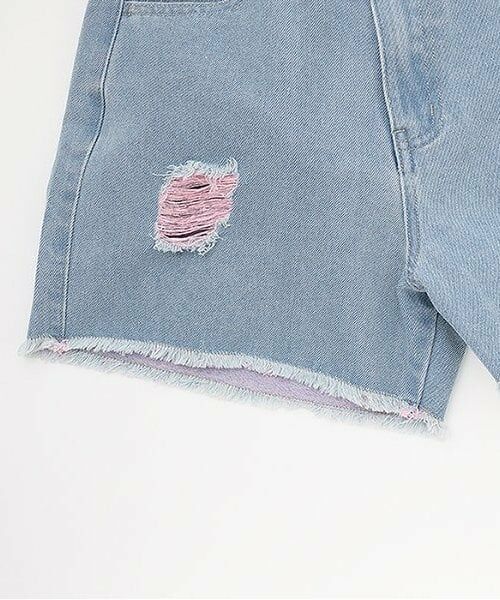 by LOVEiT / バイ ラビット サロペット・オールインワン | ダメージショートパンツ | 詳細7