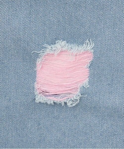 by LOVEiT / バイ ラビット サロペット・オールインワン | ダメージショートパンツ | 詳細8