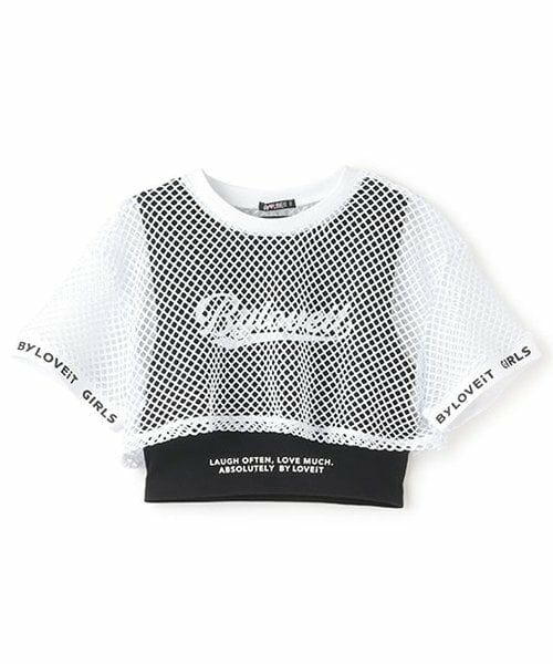 by LOVEiT / バイ ラビット キャミソール・チューブトップ | メッシュTタンクセット（オフ ホワイト）