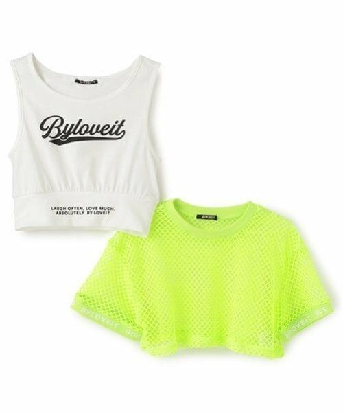 by LOVEiT / バイ ラビット キャミソール・チューブトップ | メッシュTタンクセット | 詳細3