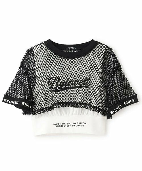 by LOVEiT / バイ ラビット キャミソール・チューブトップ | メッシュTタンクセット（黒）