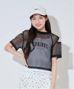 by LOVEiT / バイ ラビット Tシャツ | 【ニコ☆プチ掲載】メッシュTキャミセット