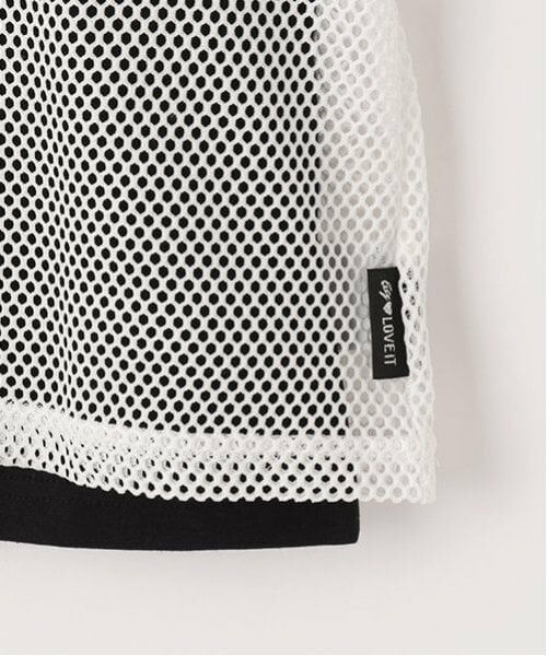 by LOVEiT / バイ ラビット Tシャツ | 【ニコ☆プチ掲載】メッシュTキャミセット | 詳細10