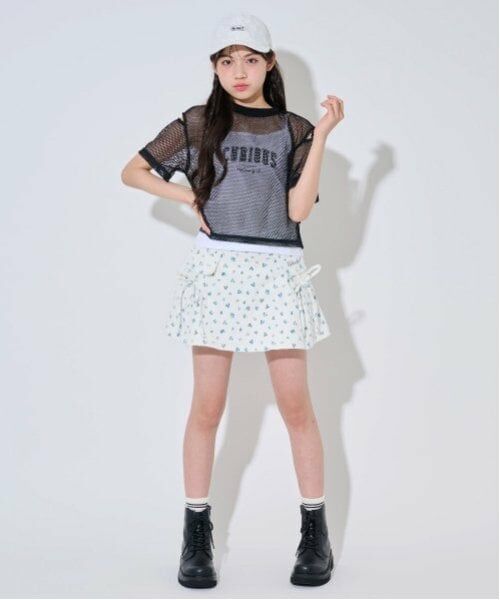 by LOVEiT / バイ ラビット Tシャツ | 【ニコ☆プチ掲載】メッシュTキャミセット | 詳細2