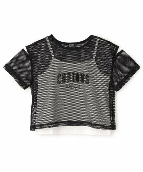 by LOVEiT / バイ ラビット Tシャツ | 【ニコ☆プチ掲載】メッシュTキャミセット | 詳細5