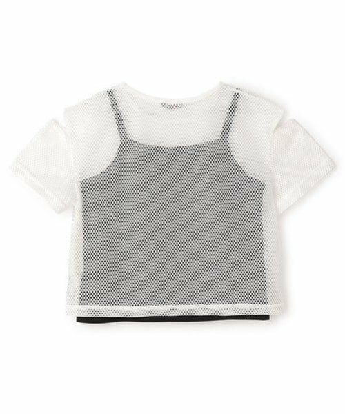 by LOVEiT / バイ ラビット Tシャツ | 【ニコ☆プチ掲載】メッシュTキャミセット | 詳細6
