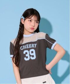 by LOVEiT / バイ ラビット Tシャツ | チュール切替Tシャツ