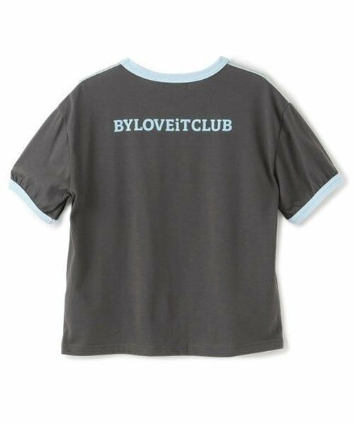 by LOVEiT / バイ ラビット Tシャツ | チュール切替Tシャツ | 詳細2