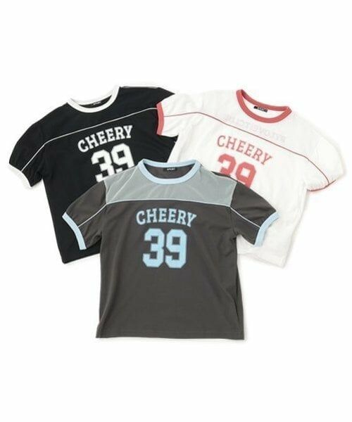 by LOVEiT / バイ ラビット Tシャツ | チュール切替Tシャツ | 詳細7