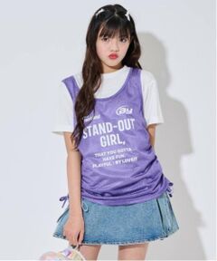 by LOVEiT / バイ ラビット Tシャツ | メッシュロングTシャツセット