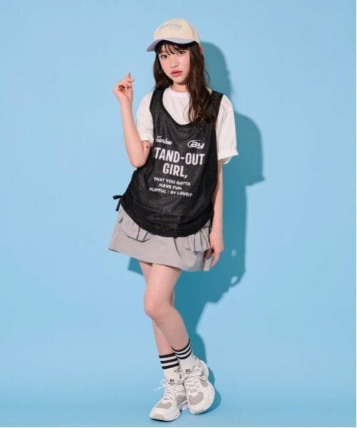 by LOVEiT / バイ ラビット Tシャツ | メッシュロングTシャツセット | 詳細2