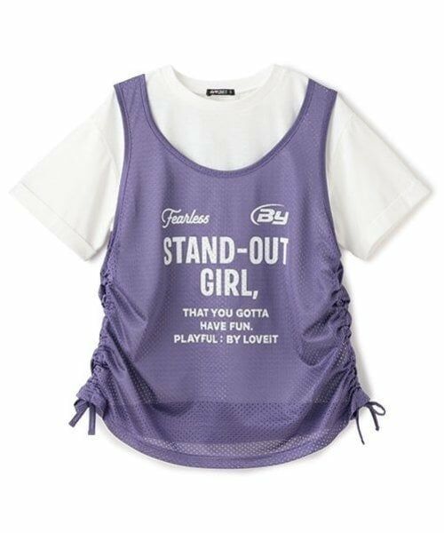 by LOVEiT / バイ ラビット Tシャツ | メッシュロングTシャツセット | 詳細6