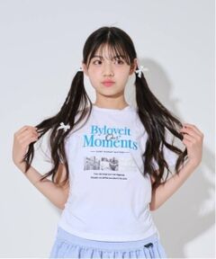 by LOVEiT / バイ ラビット Tシャツ | 【大好評につき再入荷】【ニコ☆プチ掲載】フォトプリントフレンチTシャツ