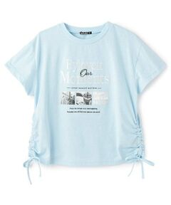 by LOVEiT / バイ ラビット Tシャツ | 【大好評につき再入荷】【ニコ☆プチ掲載】フォトプリントフレンチTシャツ