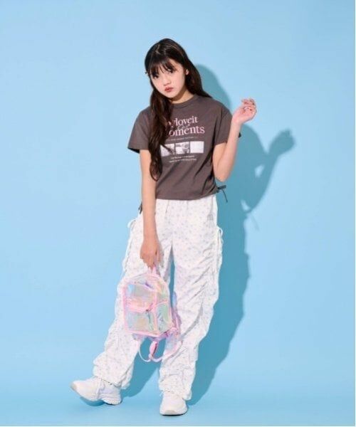 by LOVEiT / バイ ラビット Tシャツ | 【大好評につき再入荷】【ニコ☆プチ掲載】フォトプリントフレンチTシャツ | 詳細12