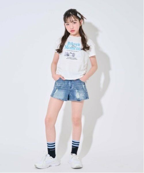 by LOVEiT / バイ ラビット Tシャツ | 【大好評につき再入荷】【ニコ☆プチ掲載】フォトプリントフレンチTシャツ | 詳細14