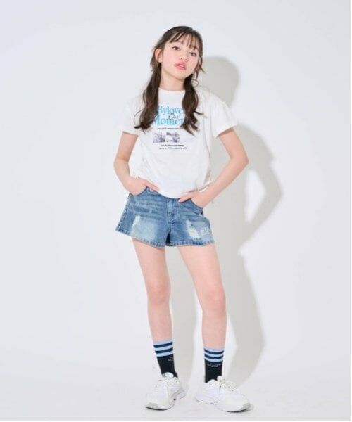 by LOVEiT / バイ ラビット Tシャツ | 【大好評につき再入荷】【ニコ☆プチ掲載】フォトプリントフレンチTシャツ | 詳細16