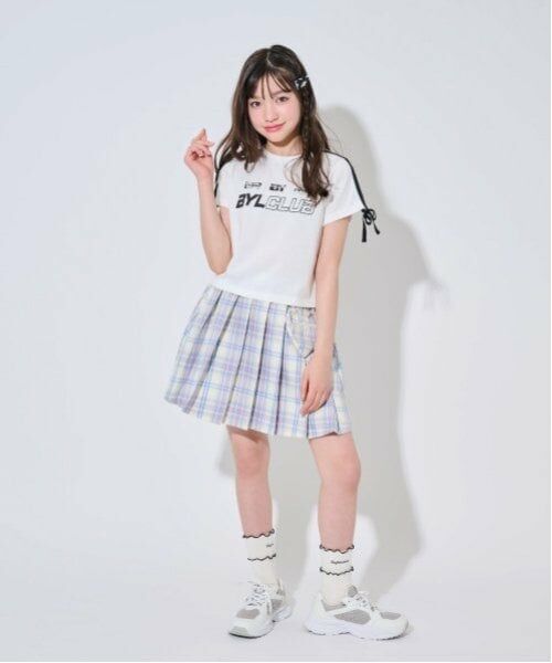 by LOVEiT / バイ ラビット Tシャツ | 【Cuugal掲載】袖リボンラインＴシャツ | 詳細1