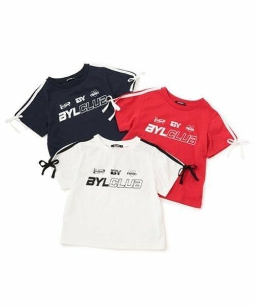 by LOVEiT / バイ ラビット Tシャツ | 【Cuugal掲載】袖リボンラインＴシャツ | 詳細3