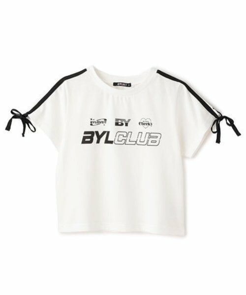 by LOVEiT / バイ ラビット Tシャツ | 【Cuugal掲載】袖リボンラインＴシャツ | 詳細5