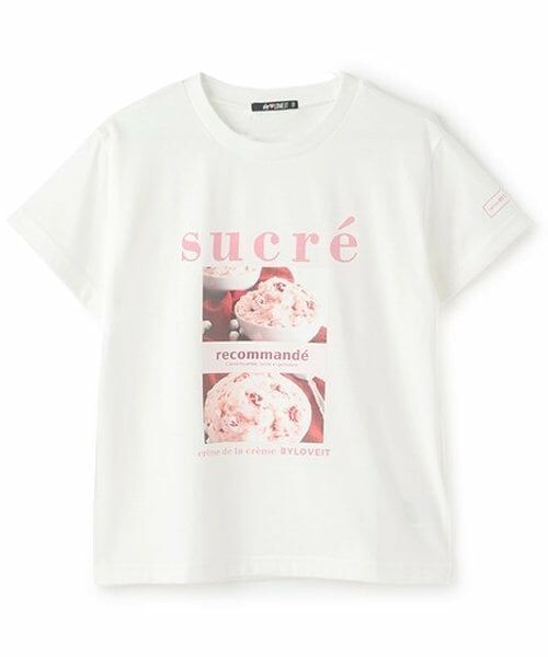 by LOVEiT / バイ ラビット Tシャツ | ベリーアイスTシャツ（オフ ホワイト）