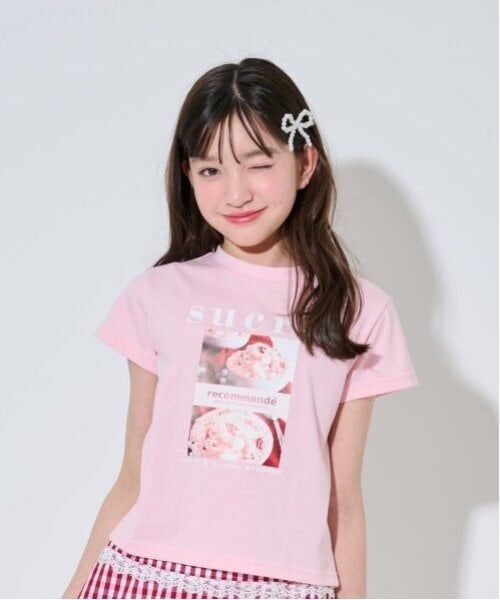 by LOVEiT / バイ ラビット Tシャツ | ベリーアイスTシャツ（ピンク）