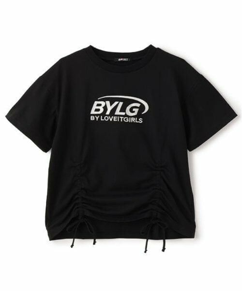 by LOVEiT / バイ ラビット Tシャツ | ドロストTシャツ（黒）