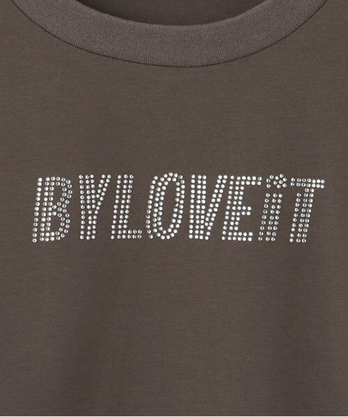 by LOVEiT / バイ ラビット Tシャツ | 【ニコ☆プチ掲載】キラキラスタッズTシャツ | 詳細3