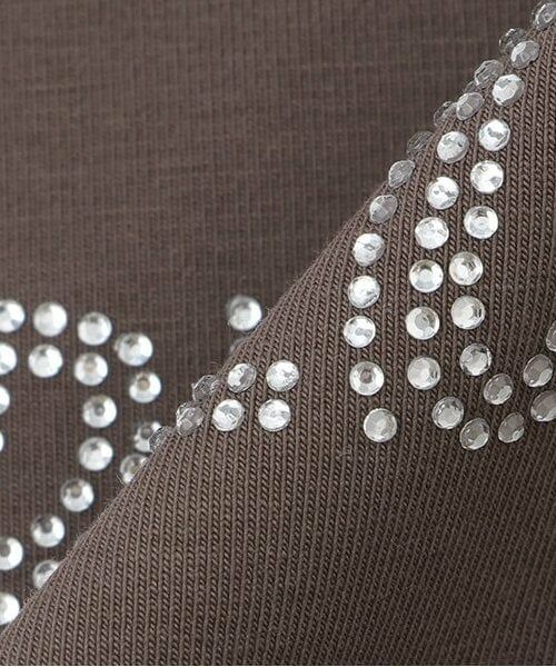 by LOVEiT / バイ ラビット Tシャツ | 【ニコ☆プチ掲載】キラキラスタッズTシャツ | 詳細6