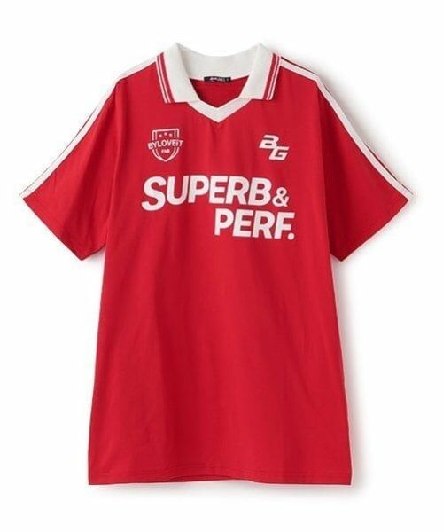 by LOVEiT / バイ ラビット Tシャツ | 【ニコ☆プチ掲載】ロング丈ゲームTシャツ（赤）