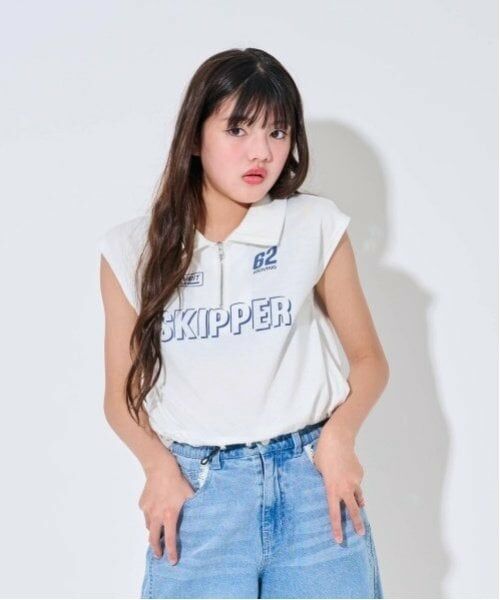 by LOVEiT / バイ ラビット Tシャツ | 【Cuugal掲載】ハーフジップ半袖Ｔシャツ | 詳細12