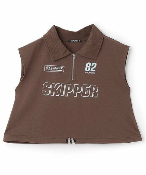 by LOVEiT / バイ ラビット Tシャツ | 【Cuugal掲載】ハーフジップ半袖Ｔシャツ | 詳細9