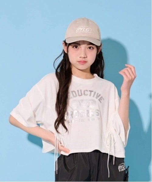 by LOVEiT / バイ ラビット Tシャツ | ドロストワイドTシャツ（オフ ホワイト）