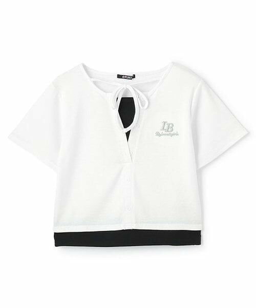 by LOVEiT / バイ ラビット Tシャツ | テレコレイヤーTシャツ（オフ ホワイト）