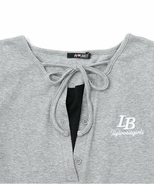 by LOVEiT / バイ ラビット Tシャツ | テレコレイヤーTシャツ | 詳細2