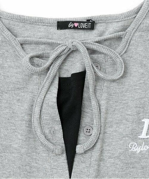 by LOVEiT / バイ ラビット Tシャツ | テレコレイヤーTシャツ | 詳細3