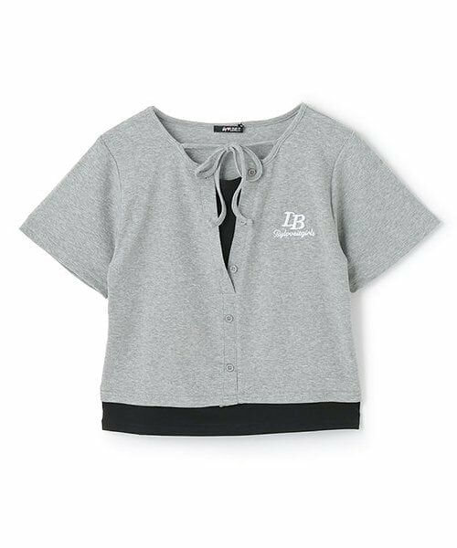 by LOVEiT / バイ ラビット Tシャツ | テレコレイヤーTシャツ（ミディアム グレー）