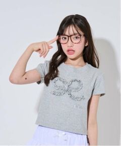 by LOVEiT / バイ ラビット Tシャツ | クシュクシュおリボンTシャツ