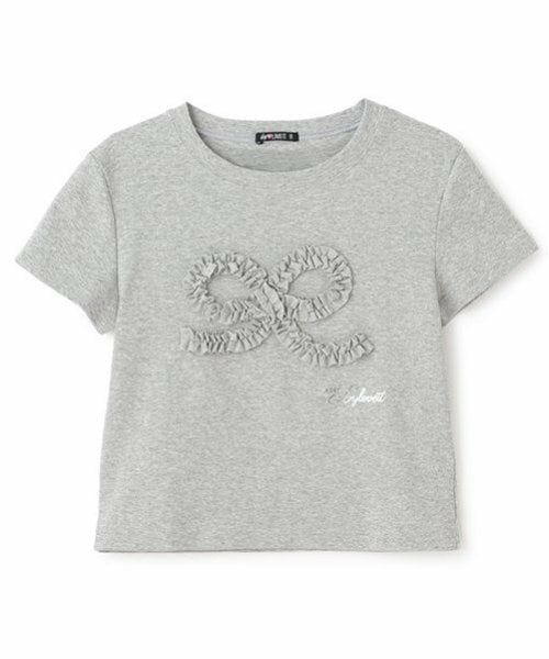 by LOVEiT / バイ ラビット Tシャツ | クシュクシュおリボンTシャツ | 詳細1