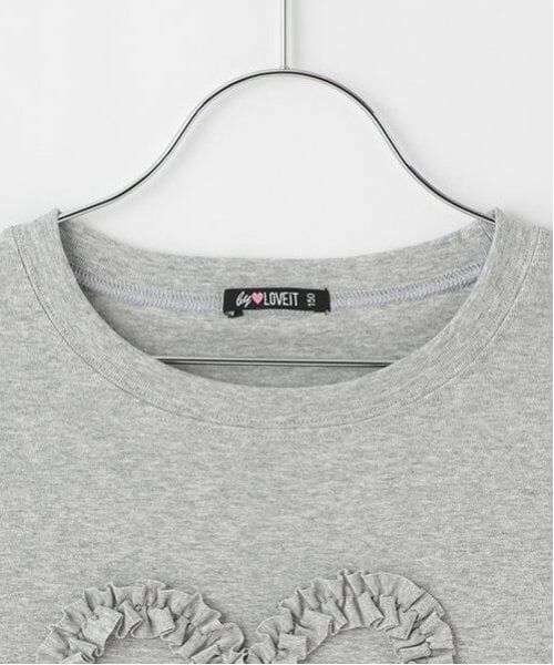 by LOVEiT / バイ ラビット Tシャツ | クシュクシュおリボンTシャツ | 詳細3