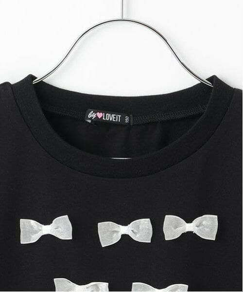 by LOVEiT / バイ ラビット Tシャツ | ミニリボンTシャツ | 詳細2