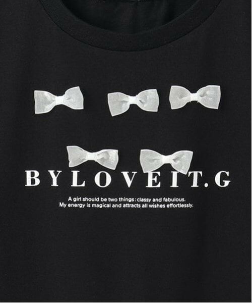 by LOVEiT / バイ ラビット Tシャツ | ミニリボンTシャツ | 詳細4