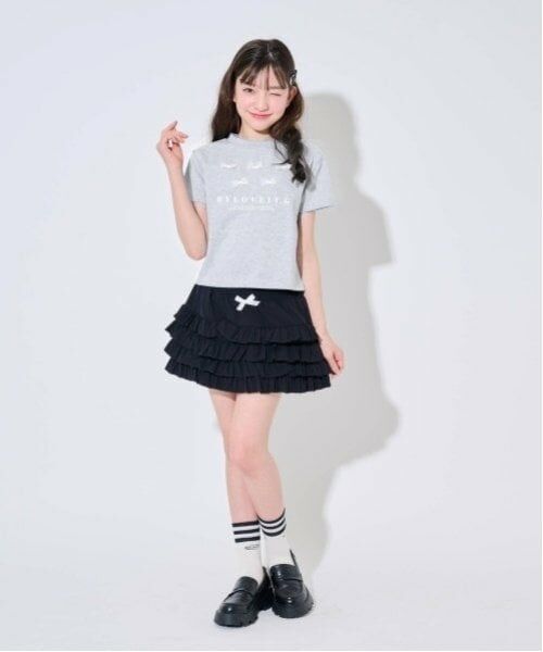 by LOVEiT / バイ ラビット Tシャツ | ミニリボンTシャツ | 詳細9