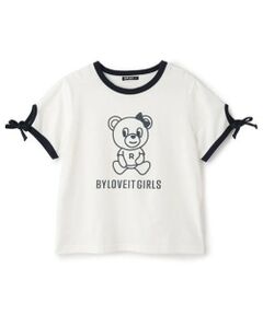 by LOVEiT / バイ ラビット Tシャツ | ラビ子袖あきリボンTシャツ