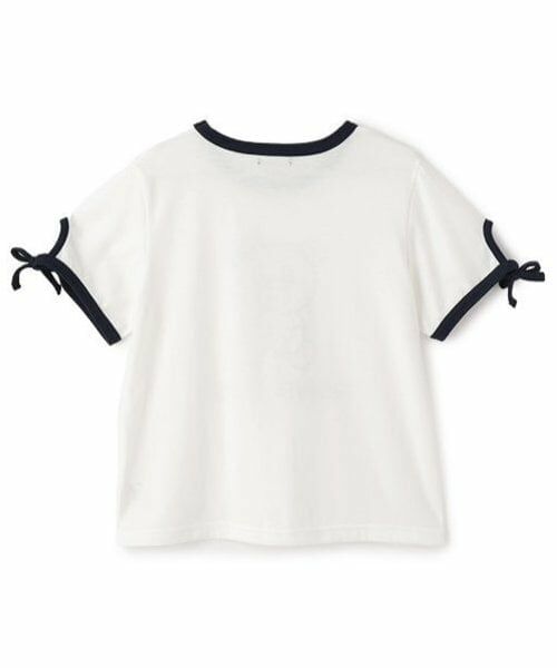 by LOVEiT / バイ ラビット Tシャツ | ラビ子袖あきリボンTシャツ | 詳細4