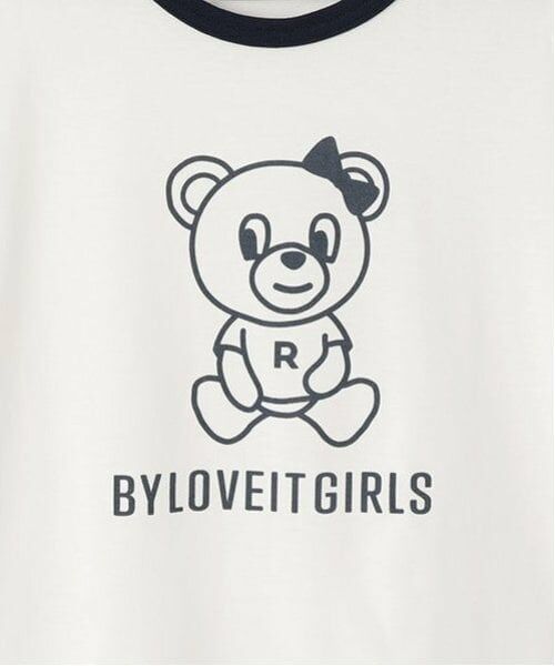 by LOVEiT / バイ ラビット Tシャツ | ラビ子袖あきリボンTシャツ | 詳細6
