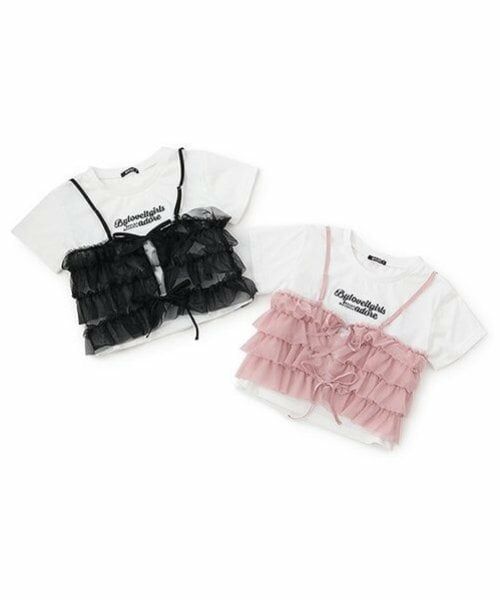 by LOVEiT / バイ ラビット Tシャツ | 2WAYビスチェつきTシャツ | 詳細12