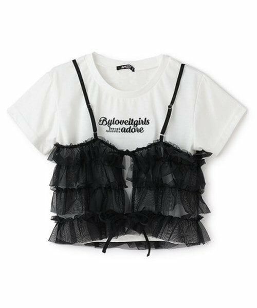 by LOVEiT / バイ ラビット Tシャツ | 2WAYビスチェつきTシャツ | 詳細14