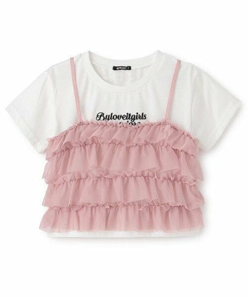 by LOVEiT / バイ ラビット Tシャツ | 2WAYビスチェつきTシャツ | 詳細3